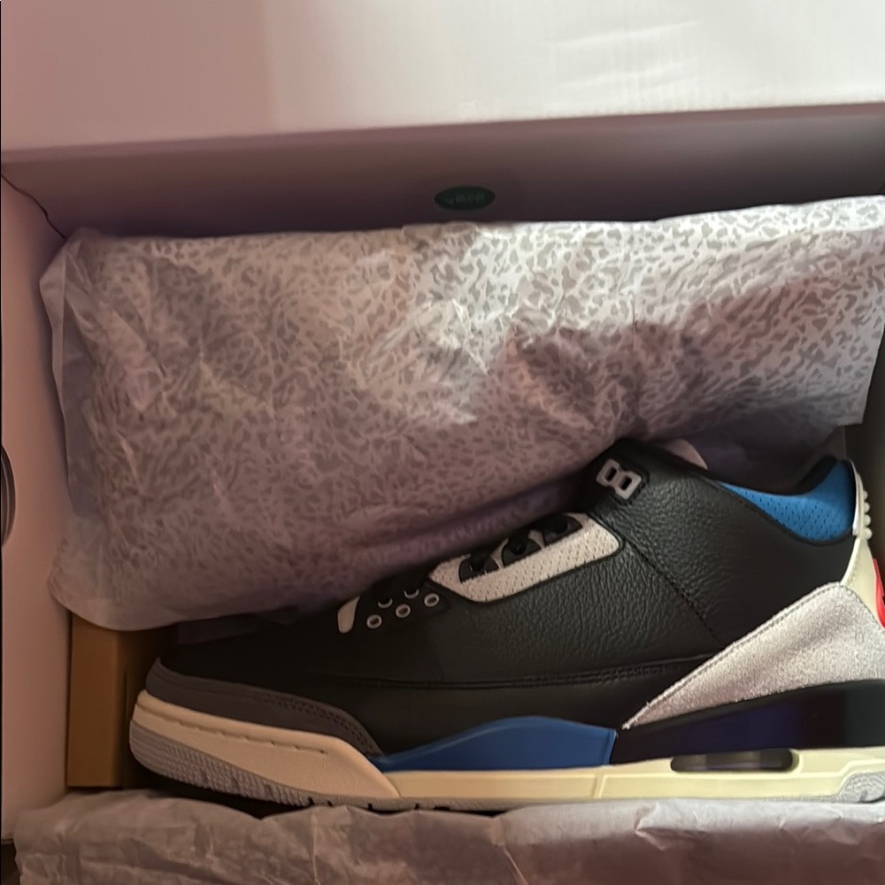 Jordan Black and Blue Sneakers for Ultimate Style